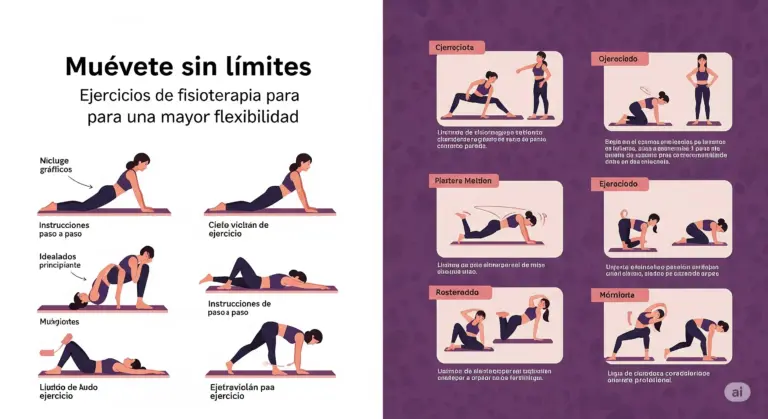 Muévete sin límites- Ejercicios de fisioterapia para una mayor flexibilidad